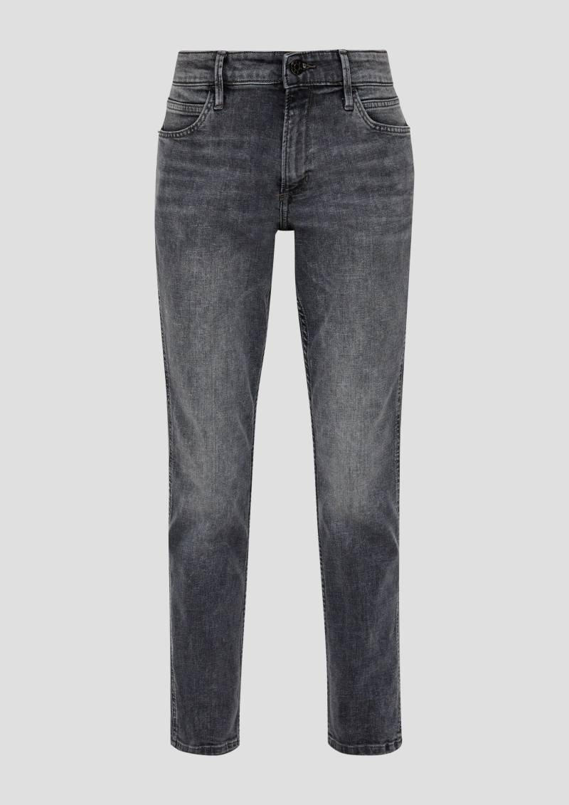s.Oliver - Jeans Betsy / Slim Fit / Mid Rise / Slim Leg, Damen, grau von s.Oliver