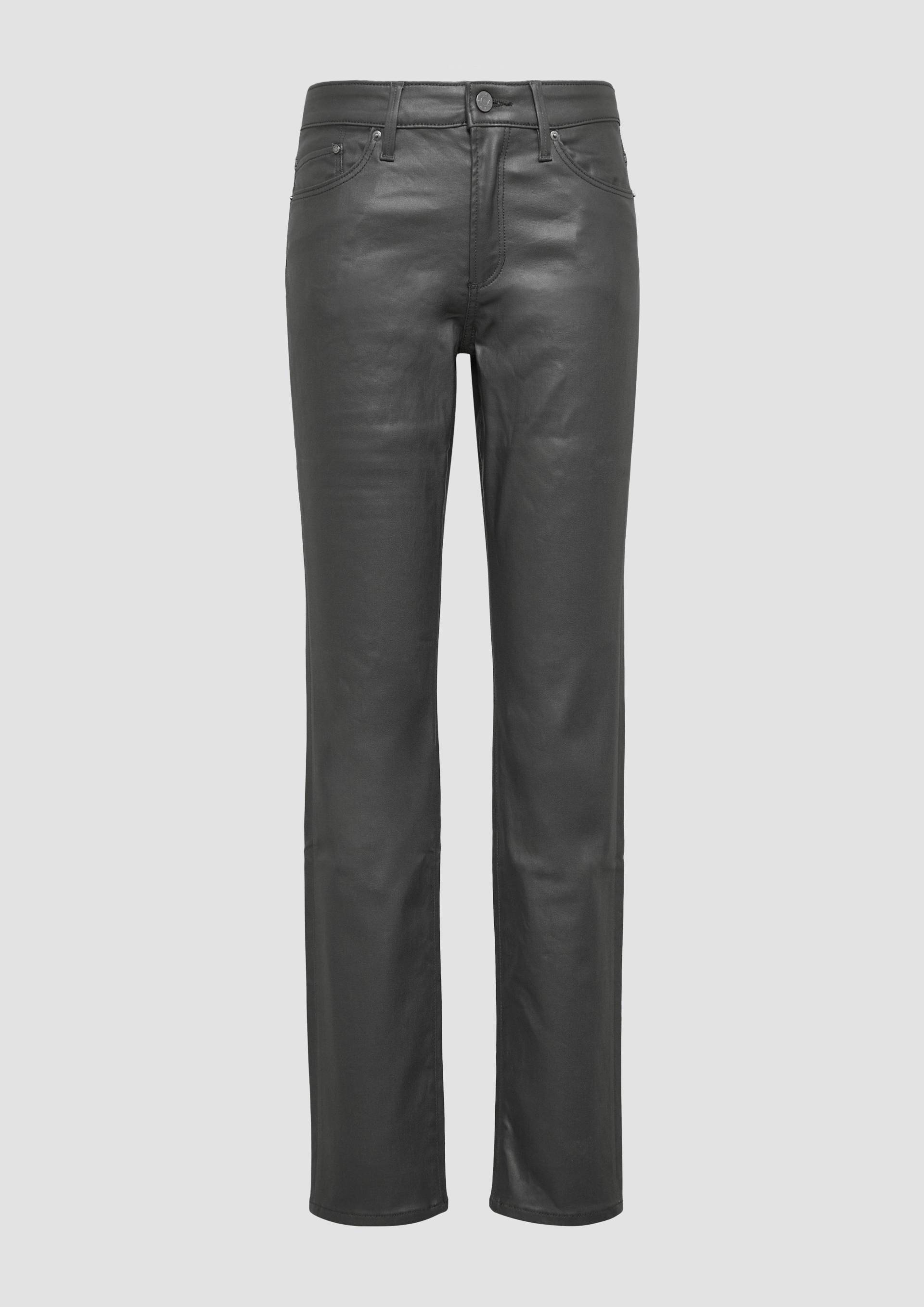 s.Oliver - Jeans Betsy / Slim Fit / Mid Rise / Slim Leg / mit Coating, Damen, grau s.Oliver - Jeans Betsy / Slim Fit / Mid Rise / Slim Leg / mit Coating, Damen, grau von s.Oliver