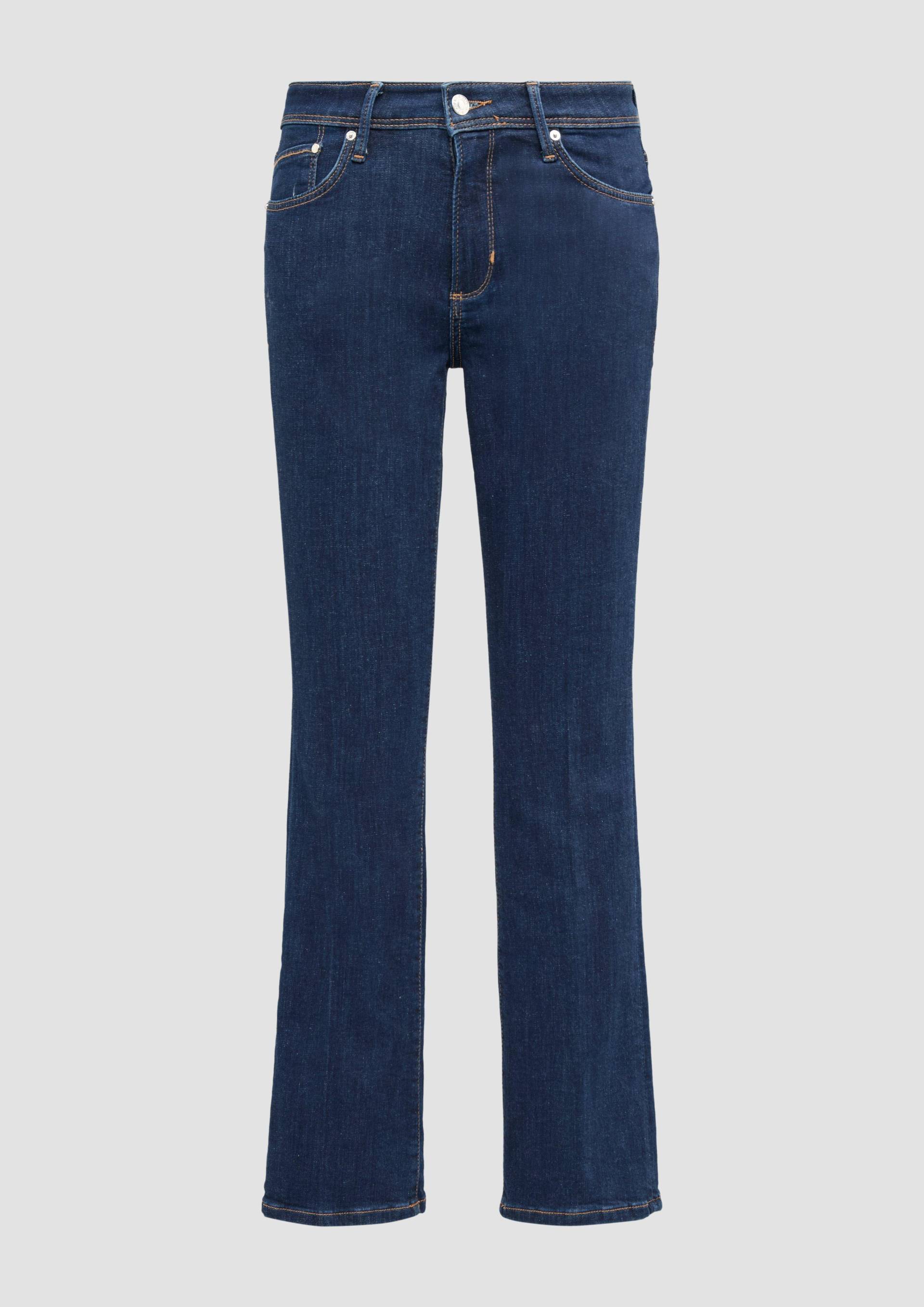 s.Oliver - Jeans Beverly / Slim Fit / Mid Rise / Bootcut Leg, Damen, blau von s.Oliver