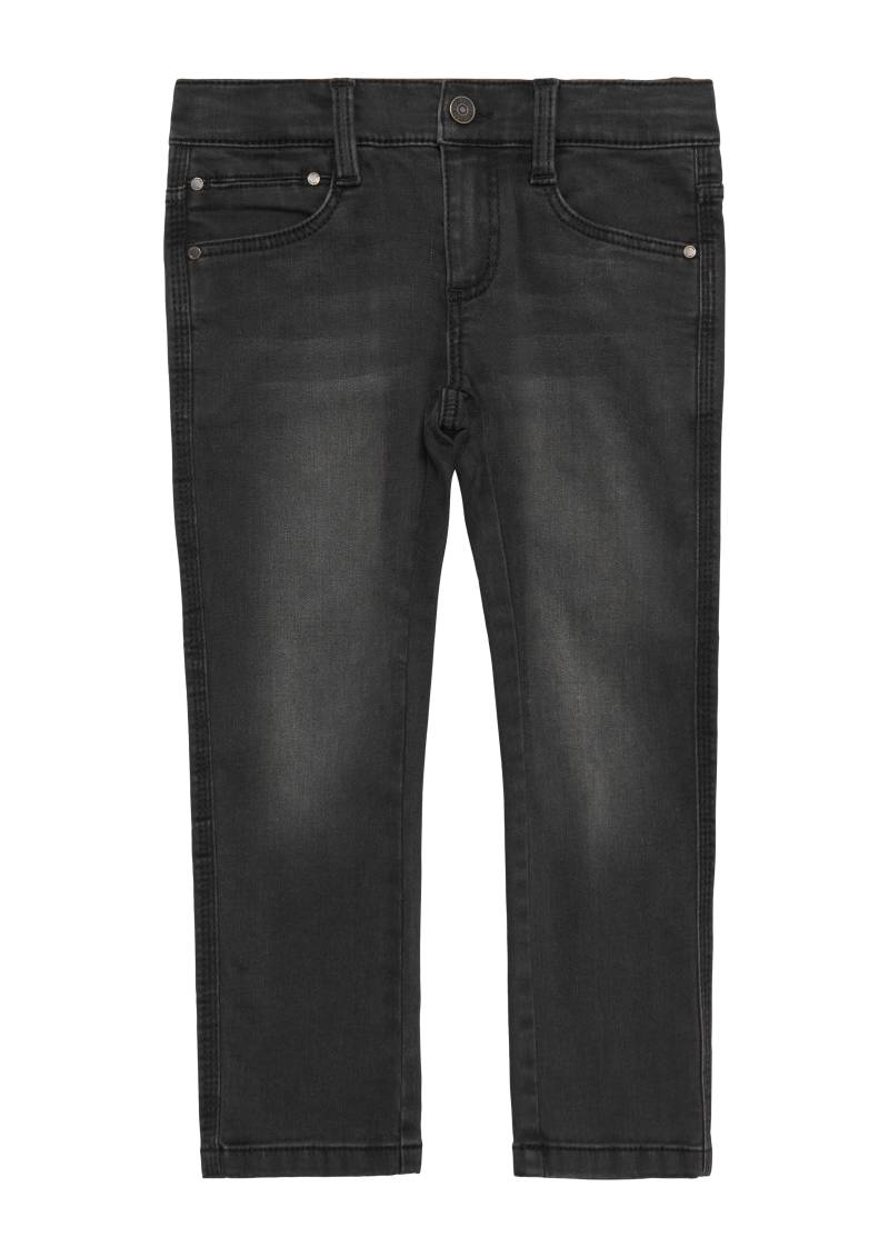 s.Oliver - Jeans Brad / Regular Fit / Mid Rise / Slim Leg / Soft & warm inside, Kinder, grau von s.Oliver