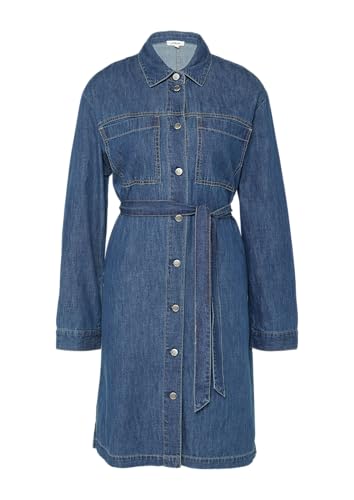 s.Oliver Jeans-Hemdkleid im Relaxed Fit mit Bindegürtel blau 46 von s.Oliver