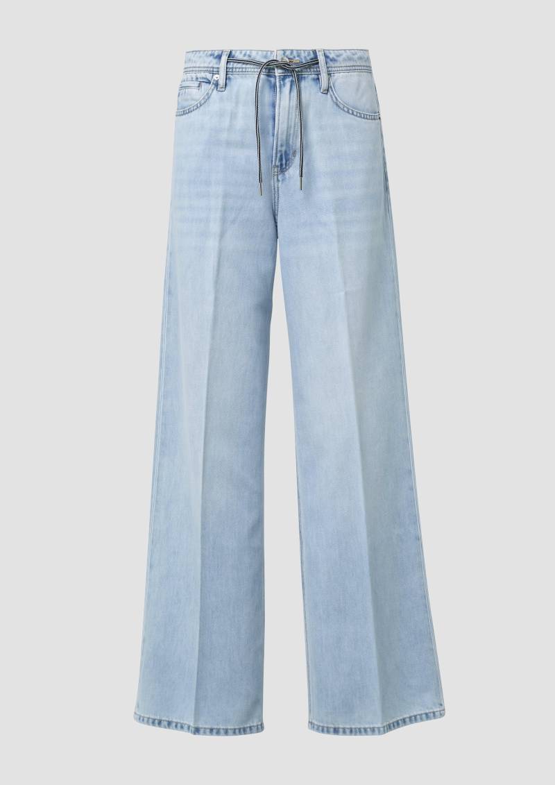 s.Oliver - Jeans Suri / Regular Fit / Mid Rise / Wie Leg, Damen, blau von s.Oliver