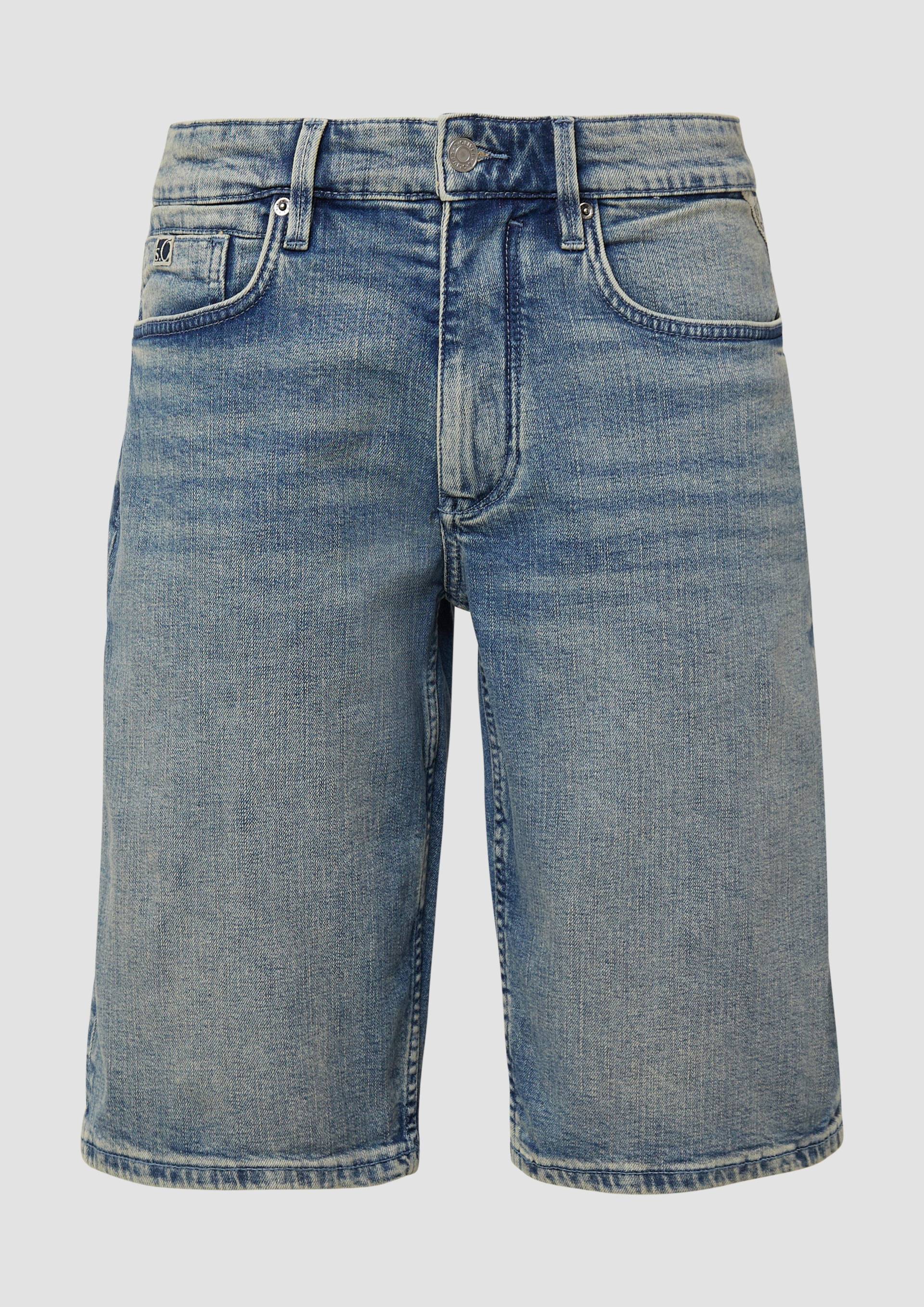 s.Oliver - Jeans-Bermuda / Regular Fit / Mid Rise, Herren, blau von s.Oliver