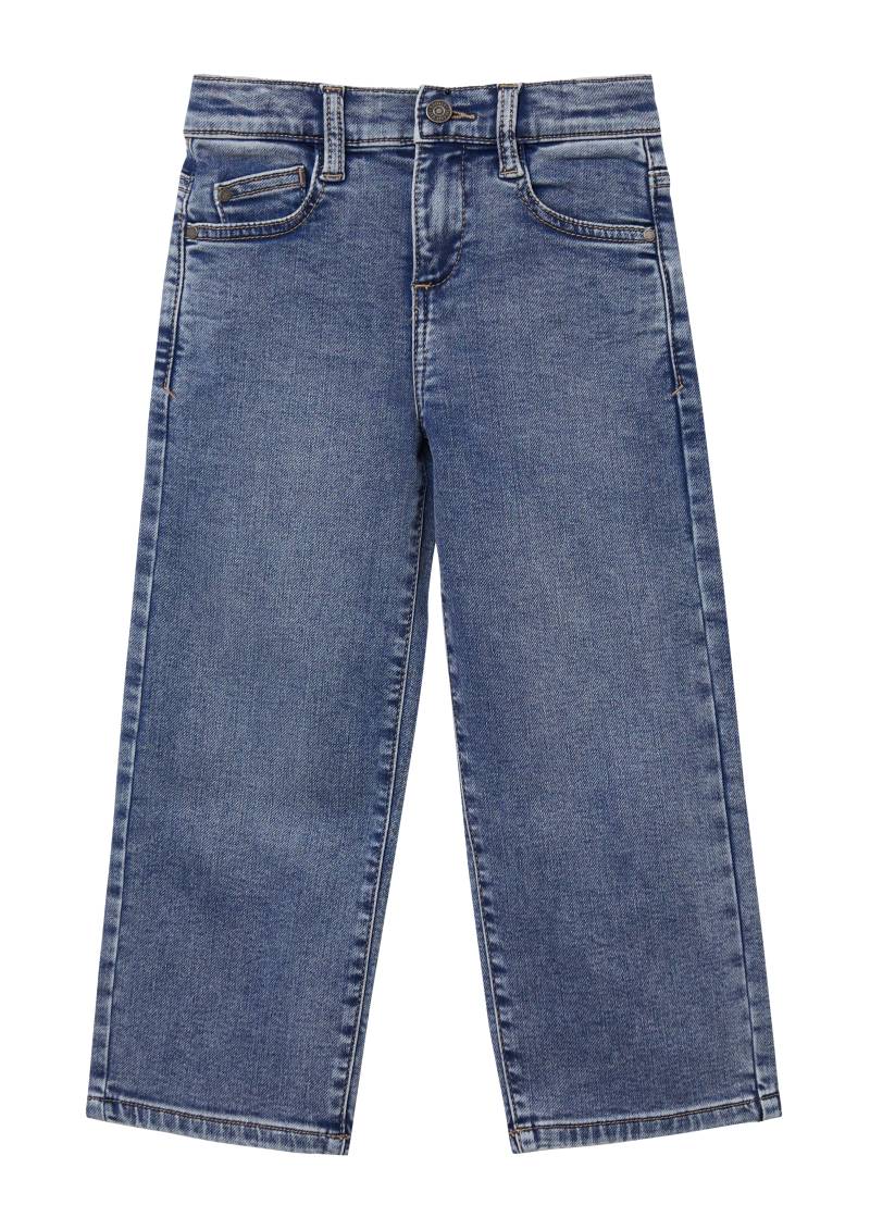 s.Oliver - Jeans Baggy / Relaxed Fit / Mid Rise / Wide Leg, Kinder, blau von s.Oliver