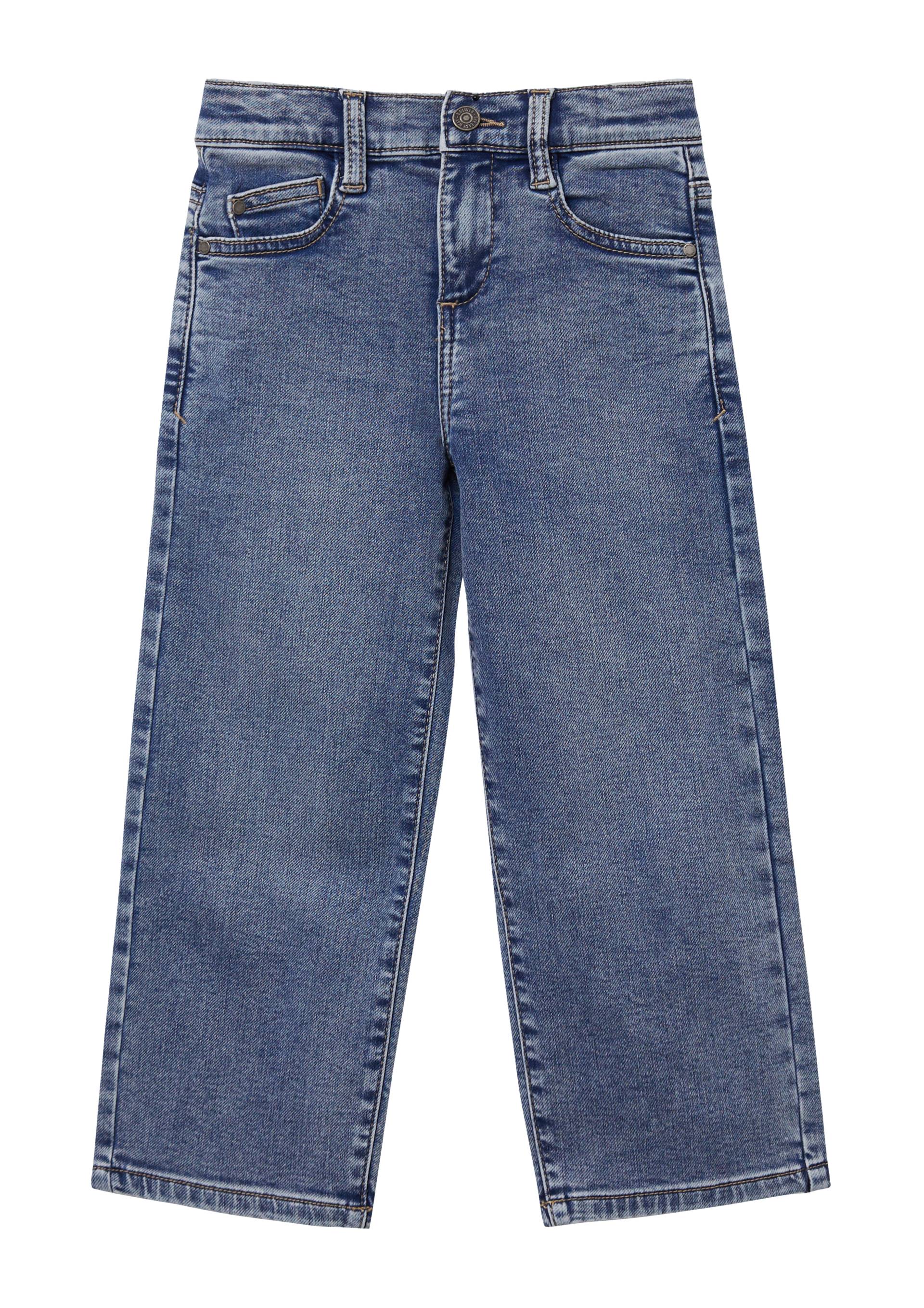 s.Oliver - Jeans Baggy / Relaxed Fit / Mid Rise / Wide Leg, Kinder, blau von s.Oliver