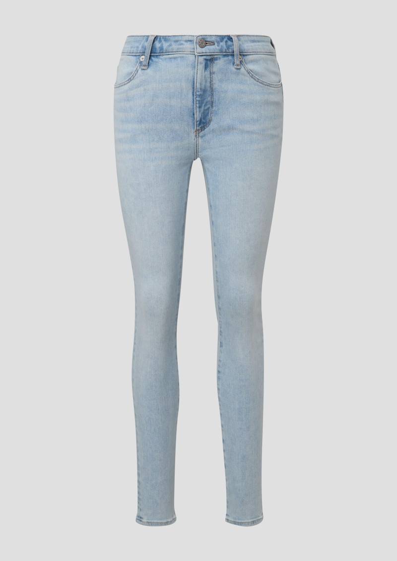 s.Oliver - Jeans Izabell / Skinny Fit / Mid Rise / Skinny Leg, Damen, blau von s.Oliver