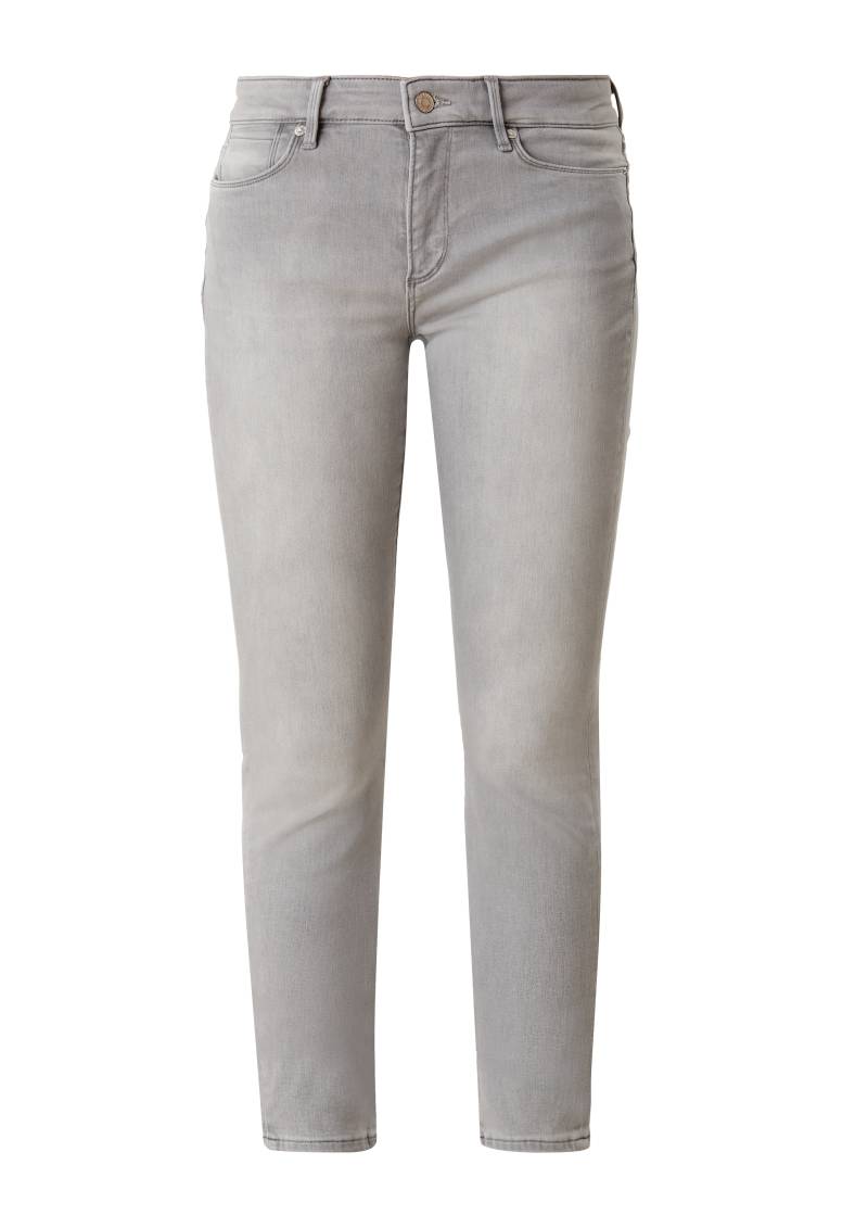 s.Oliver - Jeans Izabell / Skinny Fit / Mid Rise / Skinny Leg, Damen, grau von s.Oliver