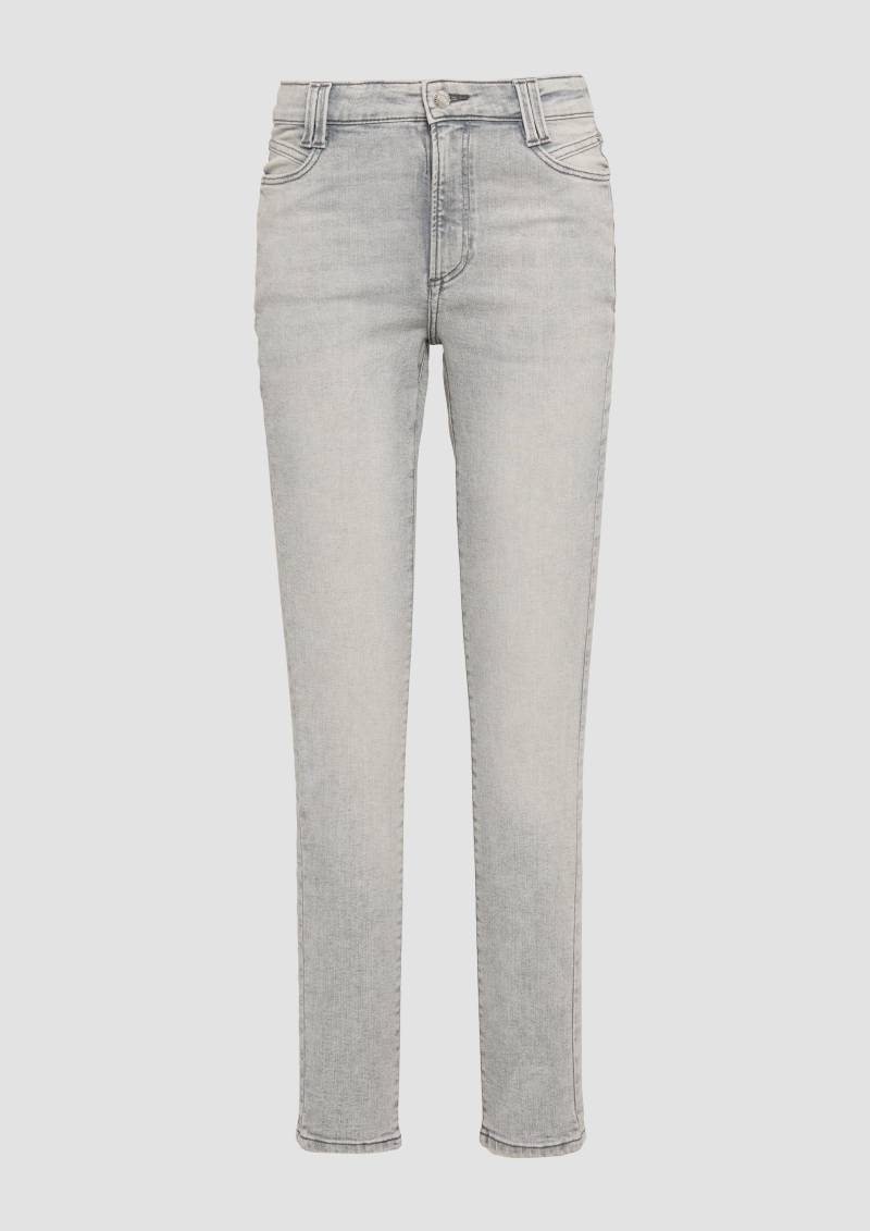 s.Oliver - Jeans Izabell / Skinny Fit / Mid Rise / Skinny Leg, Damen, grau von s.Oliver