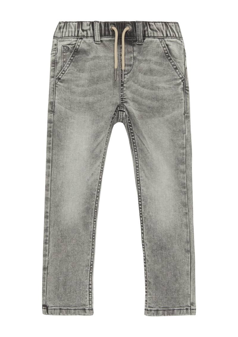 s.Oliver - Jeans Joggstyle Brad / Slim Fit / Mid Rise / Slim Leg / Elastikbund, Kinder, grau von s.Oliver