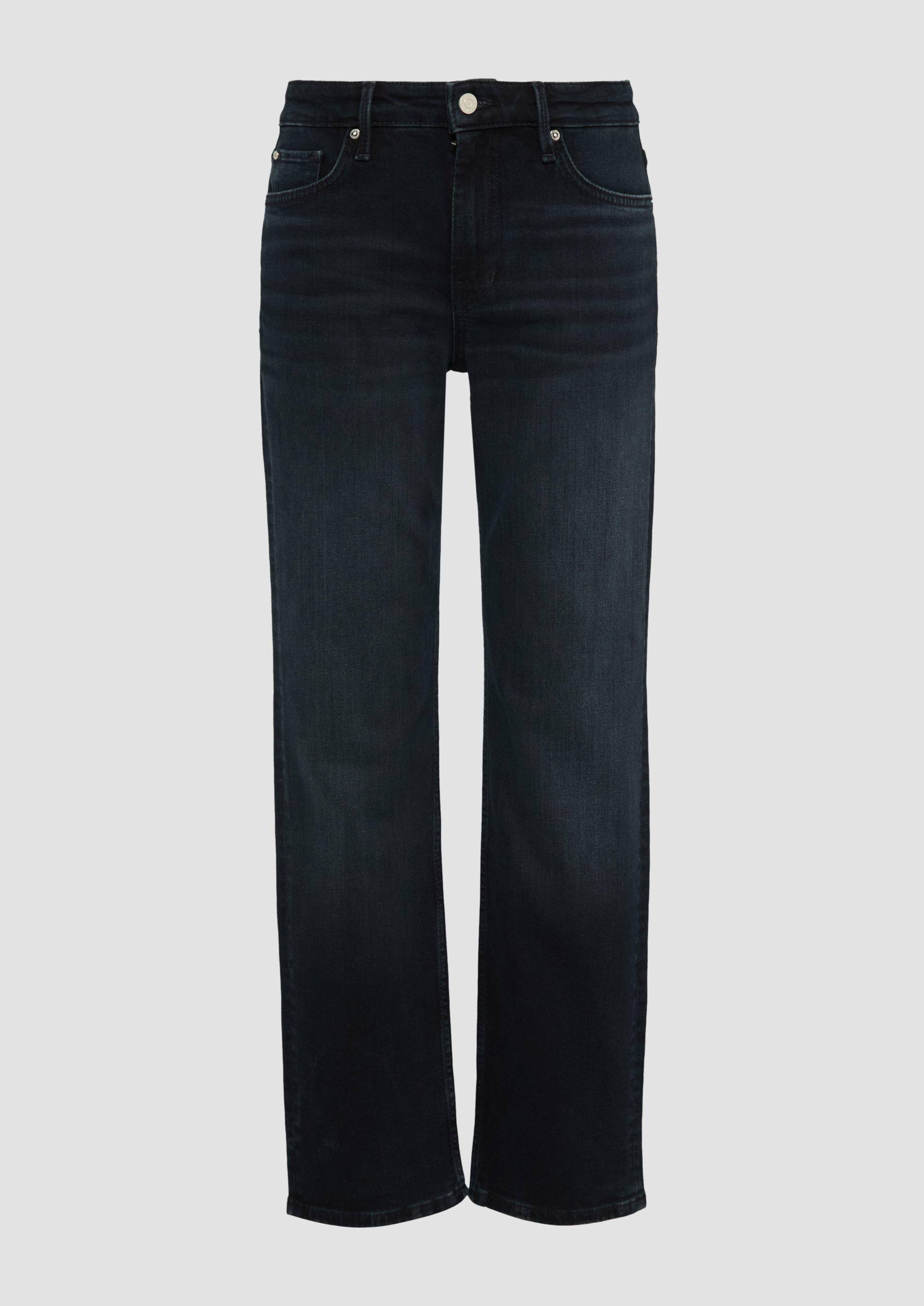 s.Oliver - Jeans Karolin / Regular Fit / Mid Rise / Straight Leg, Damen, blau von s.Oliver