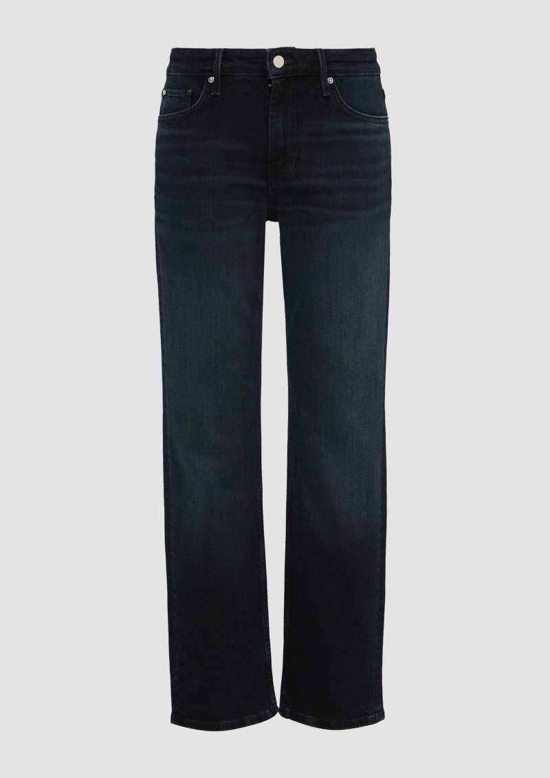 s.Oliver - Jeans Karolin / Regular Fit / Mid Rise / Straight Leg, Damen, blau von s.Oliver