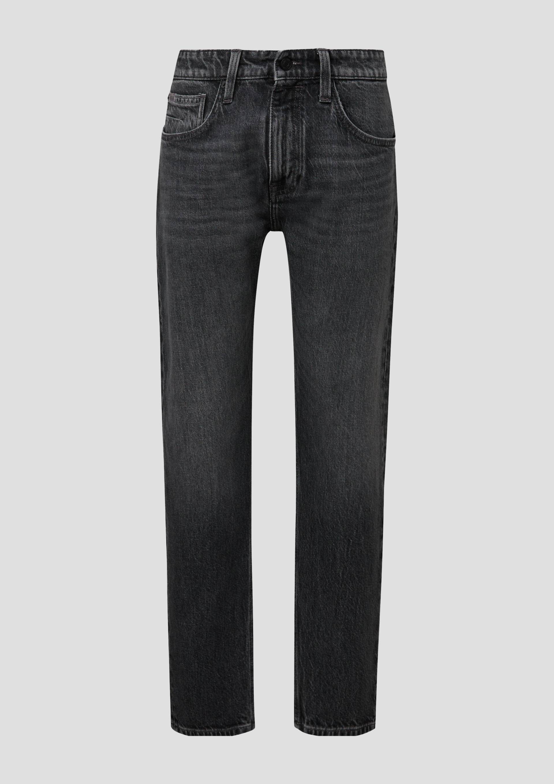 s.Oliver - Jeans Mauro / Regular Fit / High Rise / Tapered Leg, Herren, grau von s.Oliver