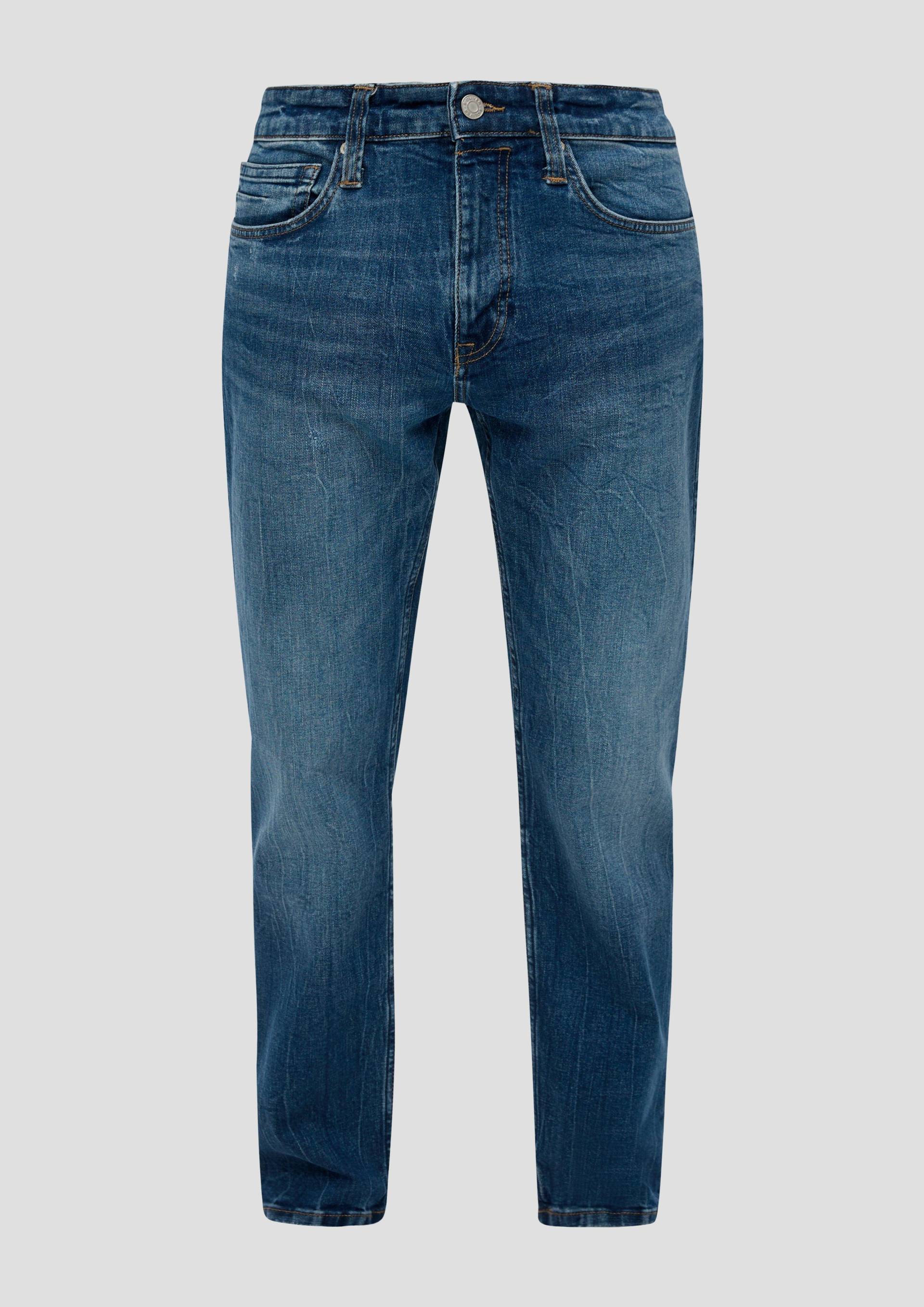 s.Oliver - Jeans Mauro / Regular Fit / Hight Waist / Tapered Leg, Herren, blau von s.Oliver