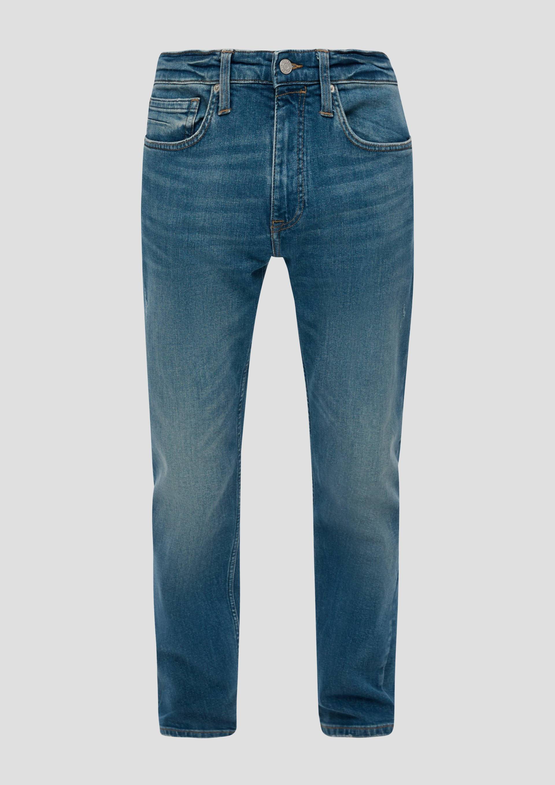 s.Oliver - Jeans Mauro / Regular Fit / Hight Waist / Tapered Leg, Herren, blau von s.Oliver