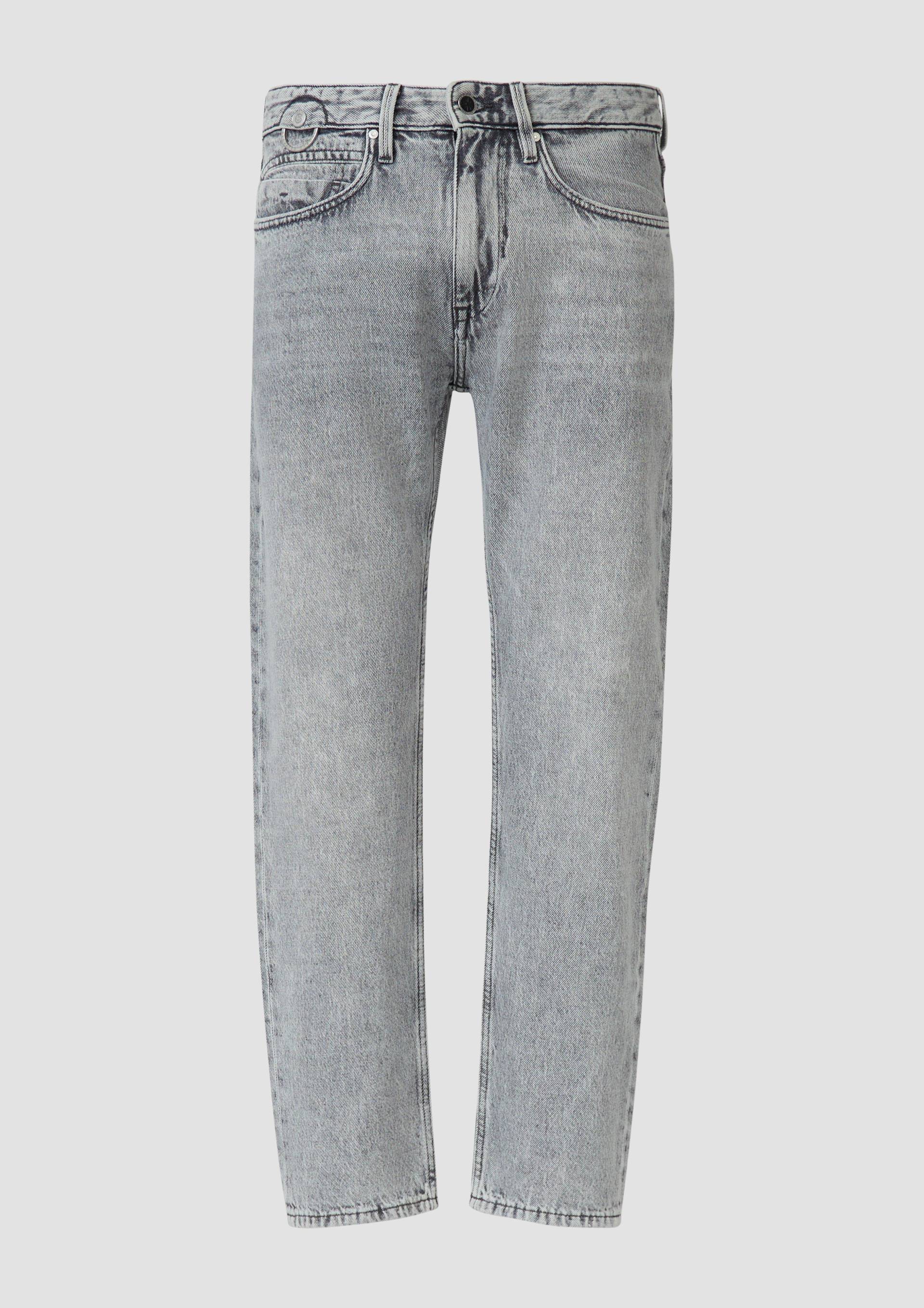 s.Oliver - Jeans Mauro / Regular Fit / Mid Rise / Regular Fit / Waschung, Herren, grau von s.Oliver