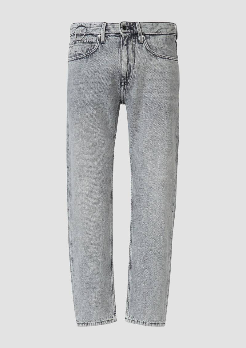 s.Oliver - Jeans Mauro / Regular Fit / Mid Rise / Regular Fit / Waschung, Herren, grau von s.Oliver