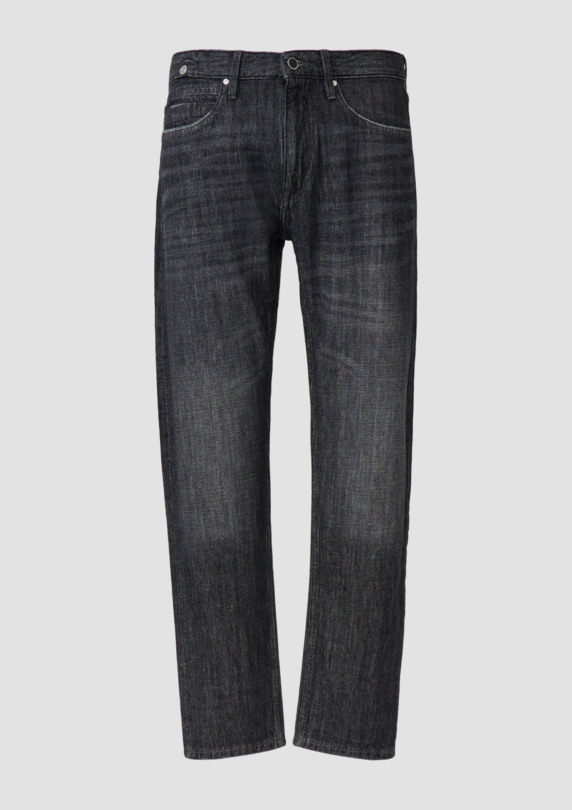 s.Oliver - Jeans Mauro / Regular Fit / Mid Rise / Regular Fit / Waschung, Herren, grau von s.Oliver