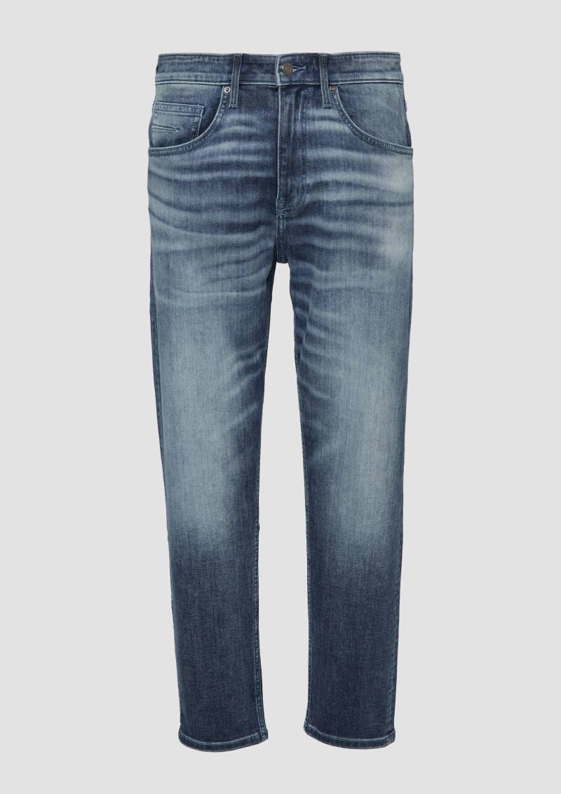s.Oliver - Jeans Mauro / Regular Fit / Mid Rise / Tapered Leg, Herren, blau von s.Oliver