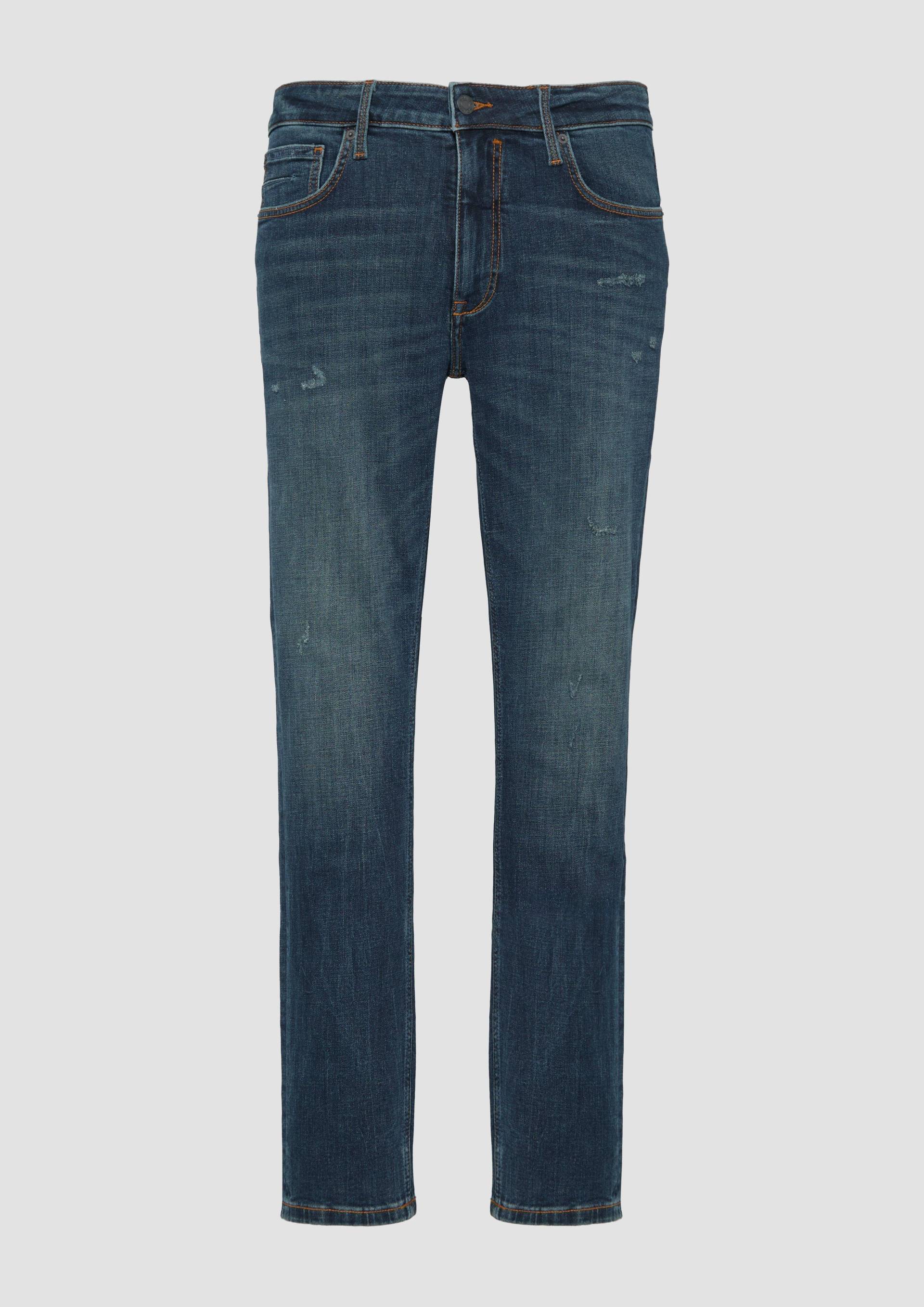 s.Oliver - Jeans Ned / Slim Fit / High Rise / Slim Leg, Herren, blau von s.Oliver