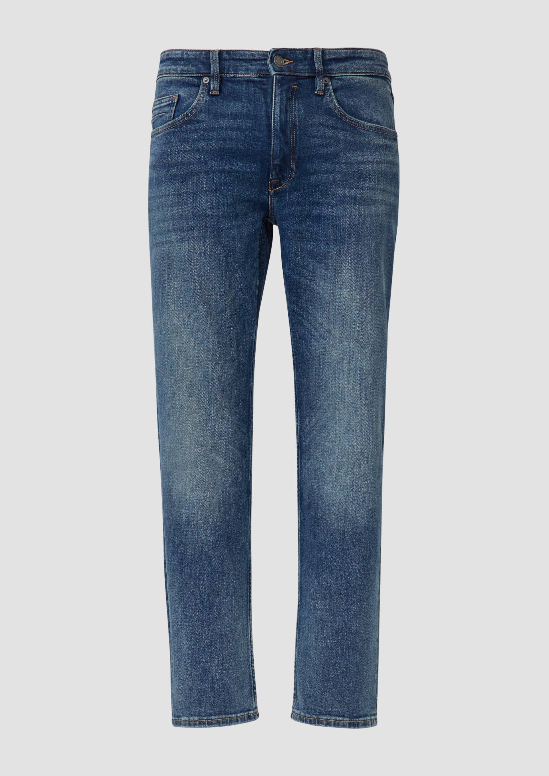 s.Oliver - Jeans Nelio / Slim Fit / Mid Rise / Slim Leg, Herren, blau von s.Oliver