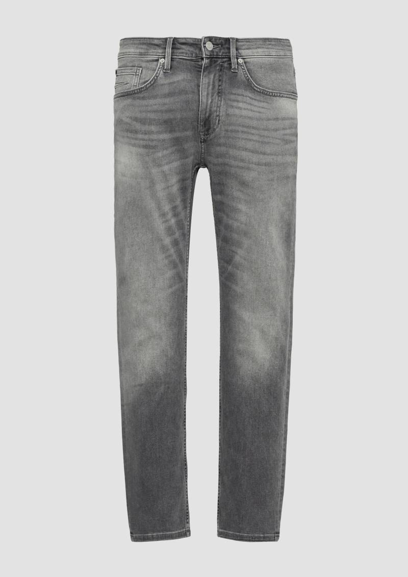 s.Oliver - Jeans Nelio / Slim Fit / Mid Rise / Slim Leg / Hyper-Stretch, Herren, grau von s.Oliver