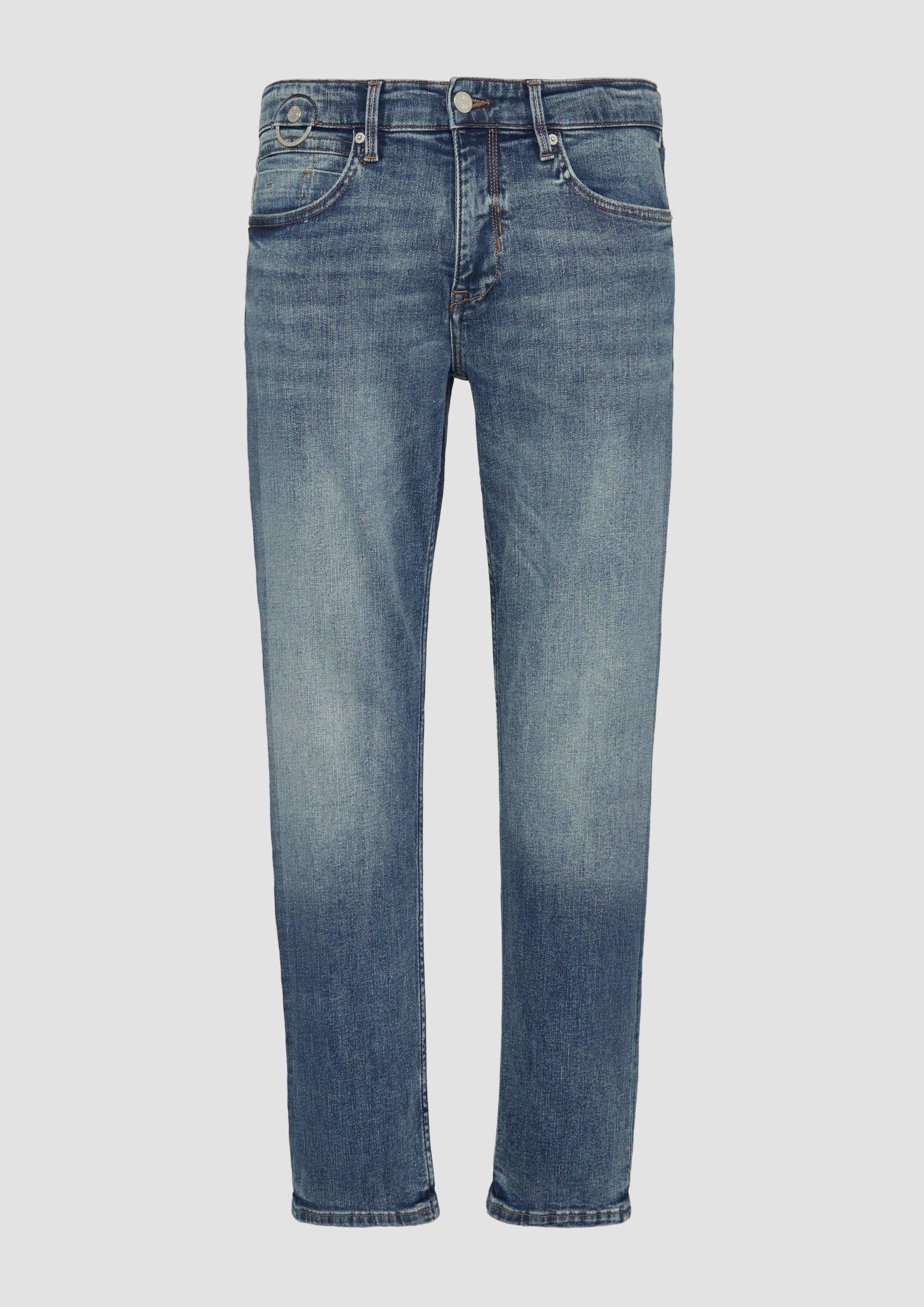 s.Oliver - Jeans Nelio / Slim Fit / Mid Rise / Straight Leg / 5 Gear Denim, Herren, blau von s.Oliver