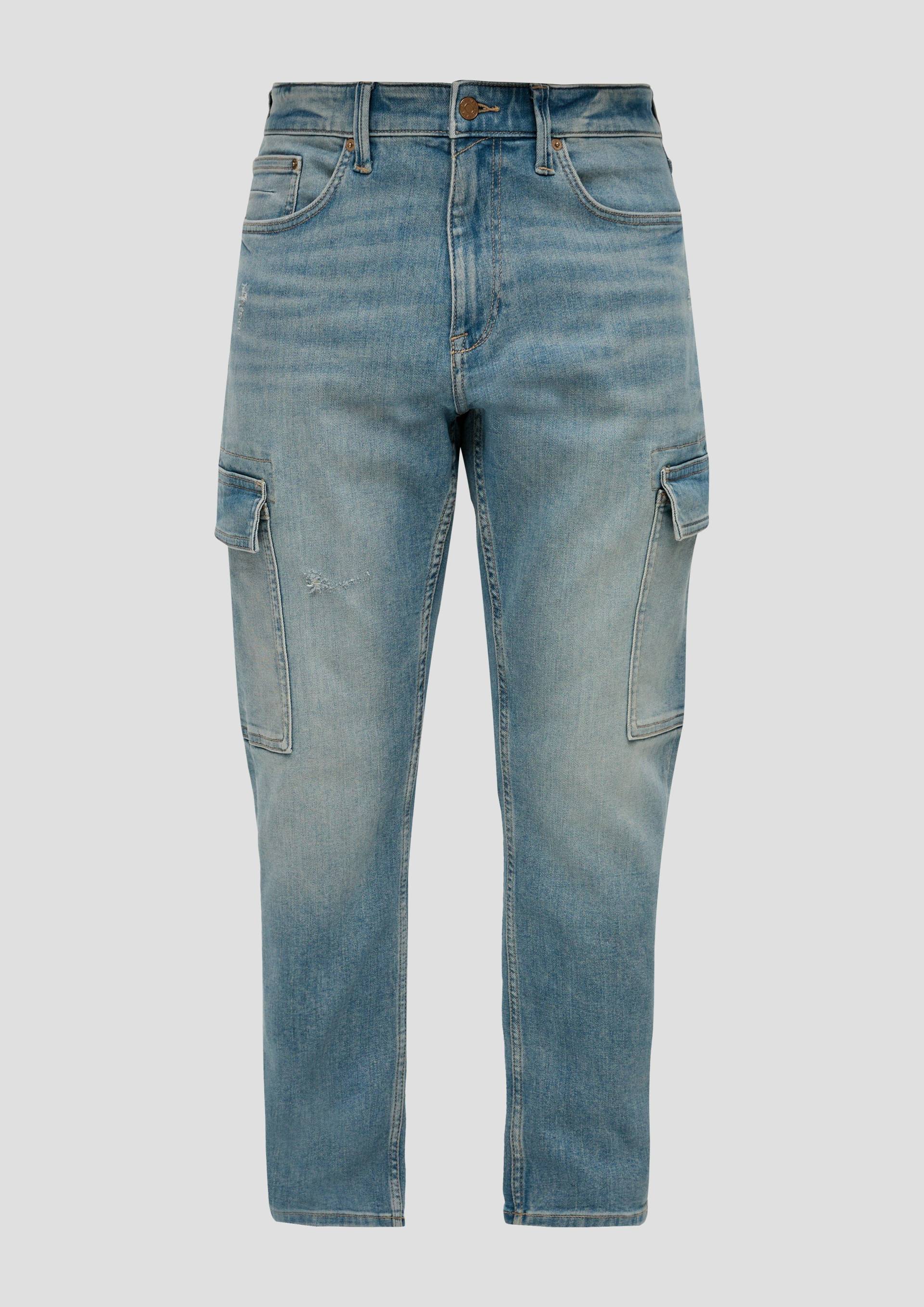 s.Oliver - Jeans Scube / Relaxed Fit / High Rise / Straight Leg, Herren, blau von s.Oliver