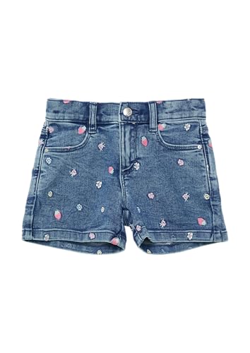 s.Oliver Jeans-Shorts/Super High Rise/Wide Leg/All-Over-Stickerei blau 110/REG von s.Oliver