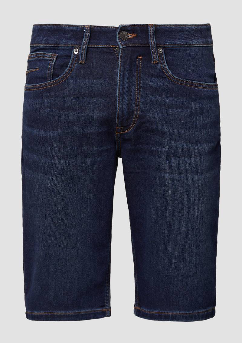 s.Oliver - Jeans-Shorts / Regular Fit / Mid Rise / Straight Leg, Herren, blau von s.Oliver