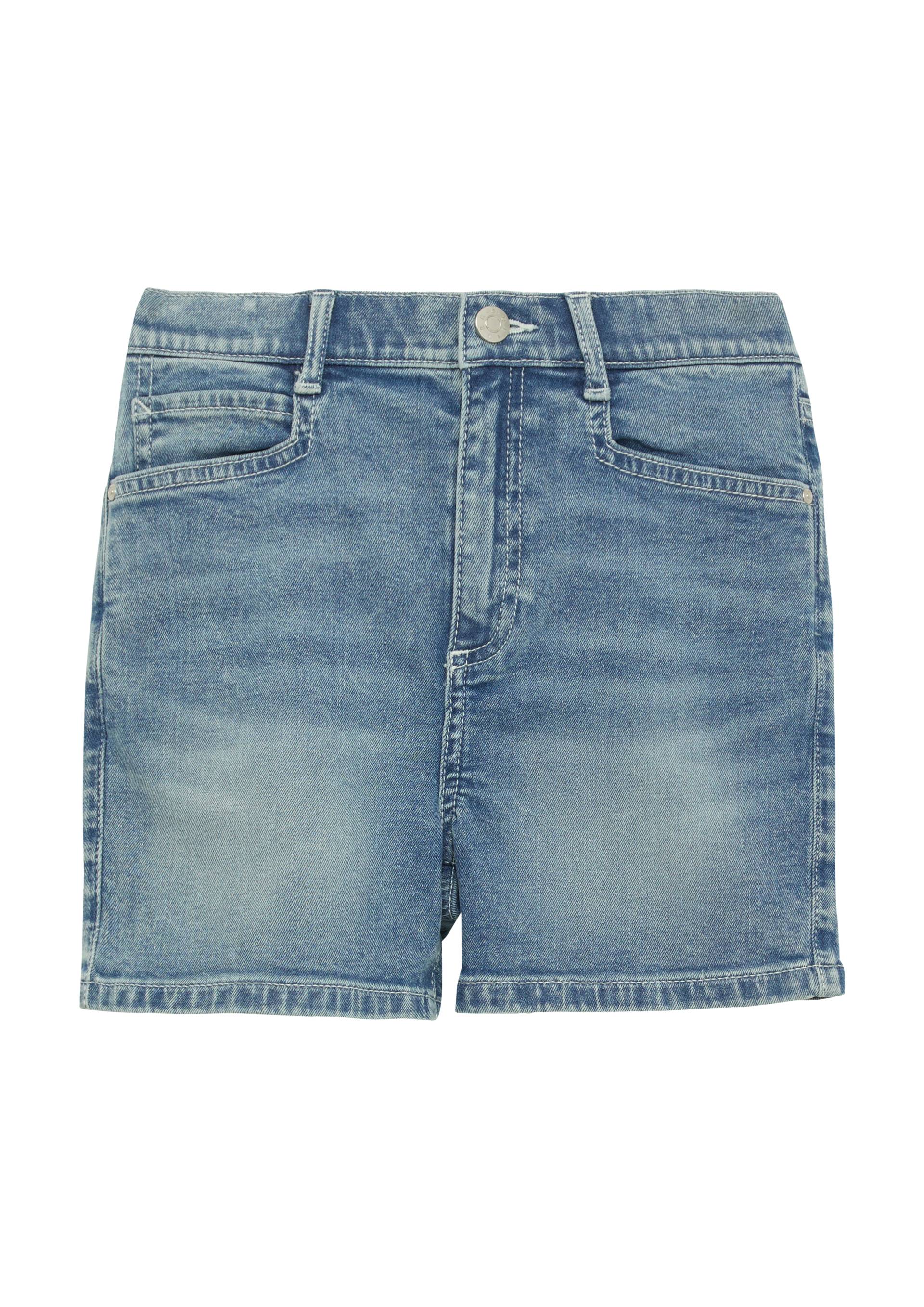s.Oliver - Jeans-Shorts Suri / Slim Fit / High Rise, Mädchen, blau von s.Oliver