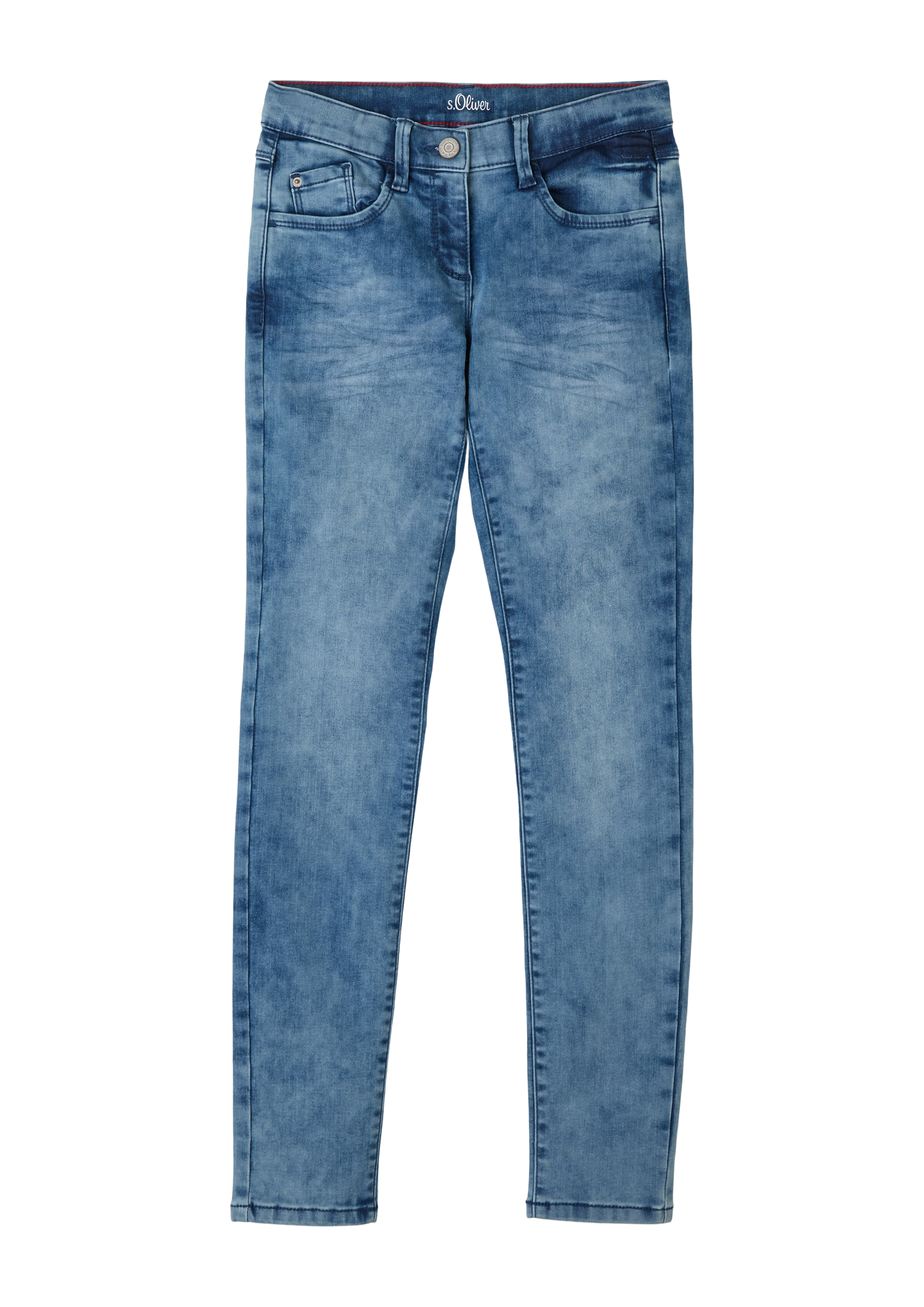 s.Oliver - Jeans Skinny Suri / Skinny Fit / High Rise / Skinny Leg, Mädchen, blau von s.Oliver