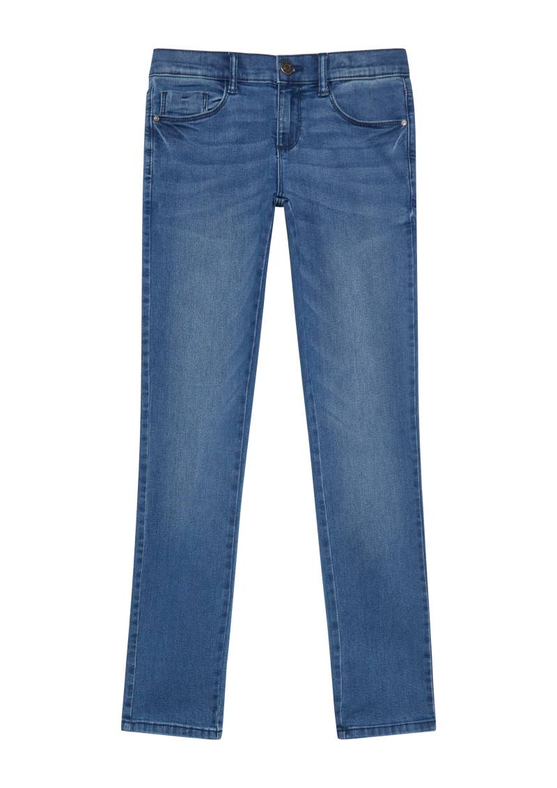 s.Oliver - Jeans Suri / Regular Fit / Mid Rise / Slim Leg, Mädchen, blau von s.Oliver
