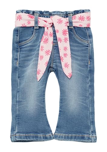s.Oliver Jeans mit Flared Leg und elastischem Paperbag-Bund blau 86 von s.Oliver