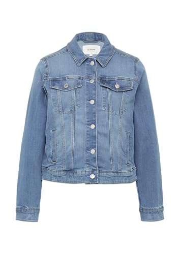 s.Oliver Jeansjacke mit Eingrifftaschen blau 42 von s.Oliver