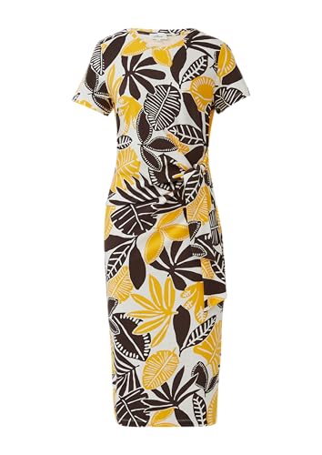 s.Oliver Jersey-Kleid mit Knotendetail Creme 44 von s.Oliver