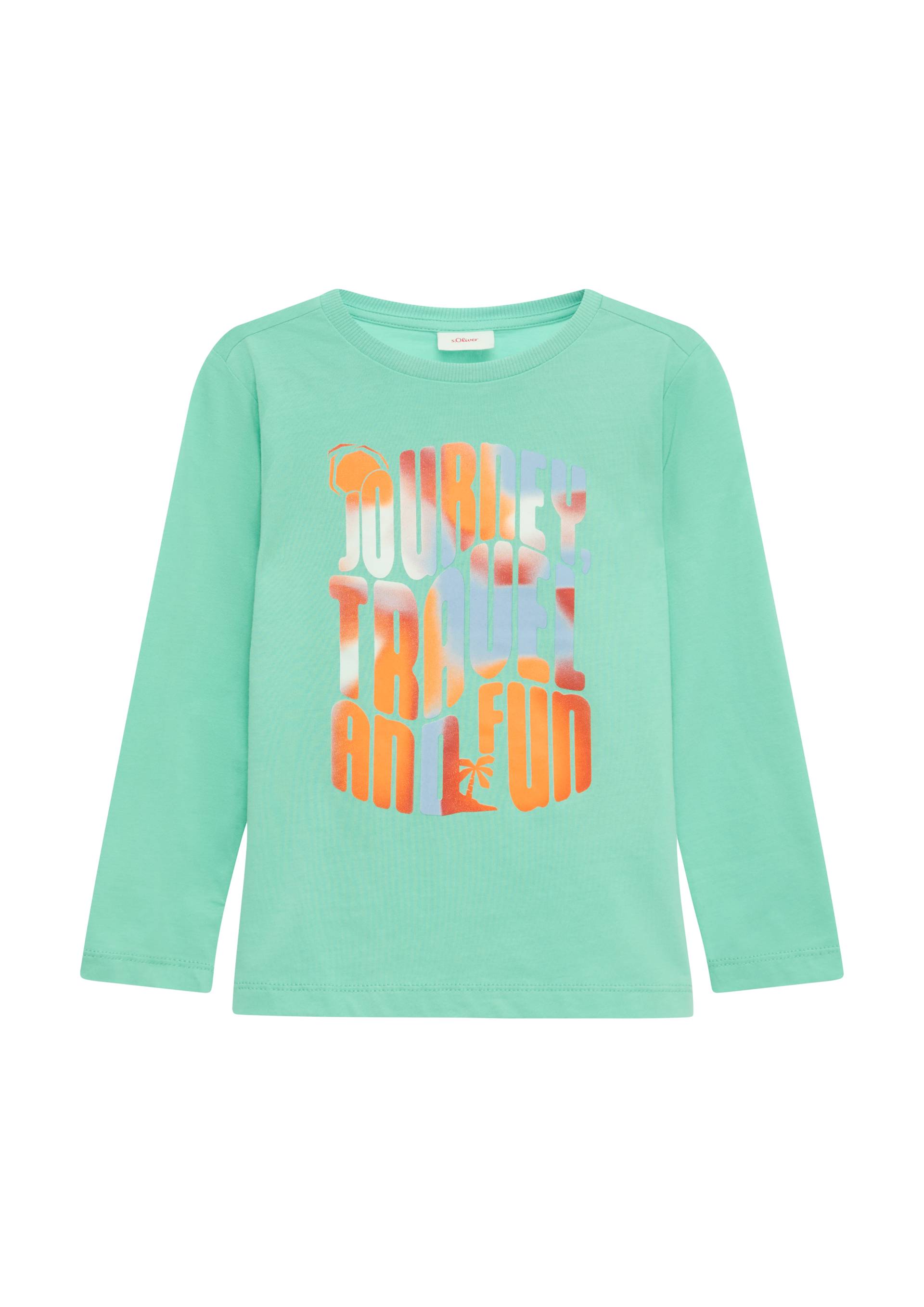 s.Oliver - Jersey-Longsleeve mit Frontprint, Kinder, türkis s.Oliver - Jersey-Longsleeve mit Frontprint, Kinder, türkis von s.Oliver