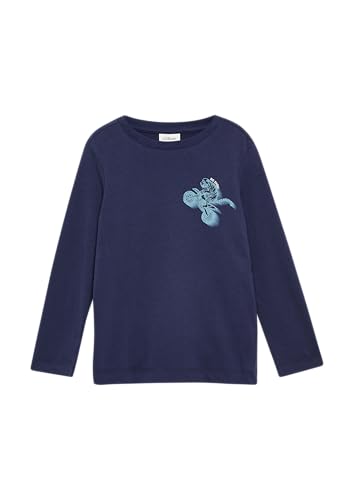 s.Oliver Jersey-Longsleeve mit Frontprint tiefblau 140 von s.Oliver