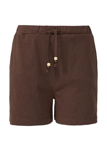 s.Oliver Jersey-Shorts mit Elastikbund und Schmuckperlen Mokka 38 s.Oliver Jersey-Shorts mit Elastikbund und Schmuckperlen Mokka 38 von s.Oliver