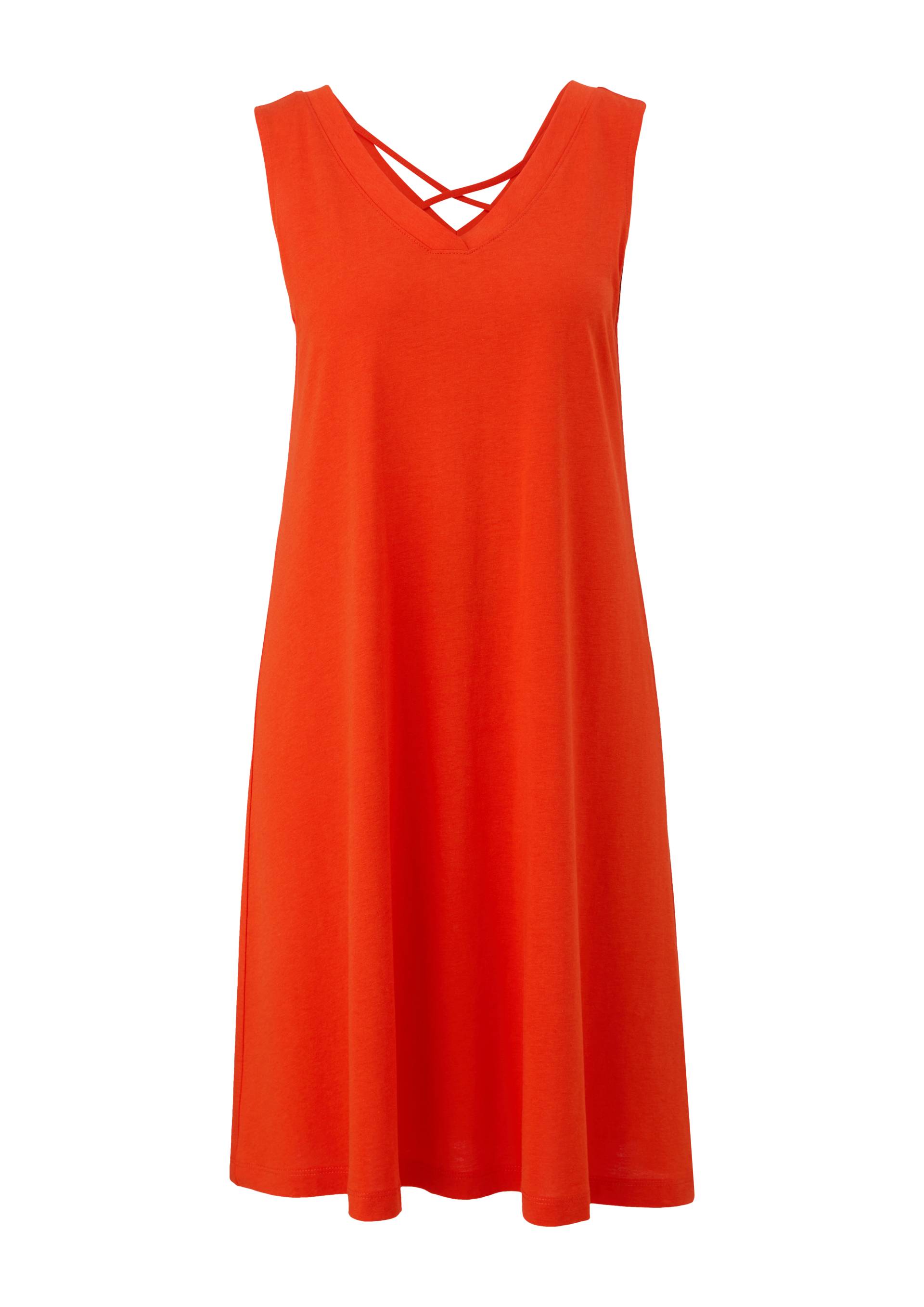 s.Oliver - Jerseykleid aus Modalmix, Damen, Orange von s.Oliver