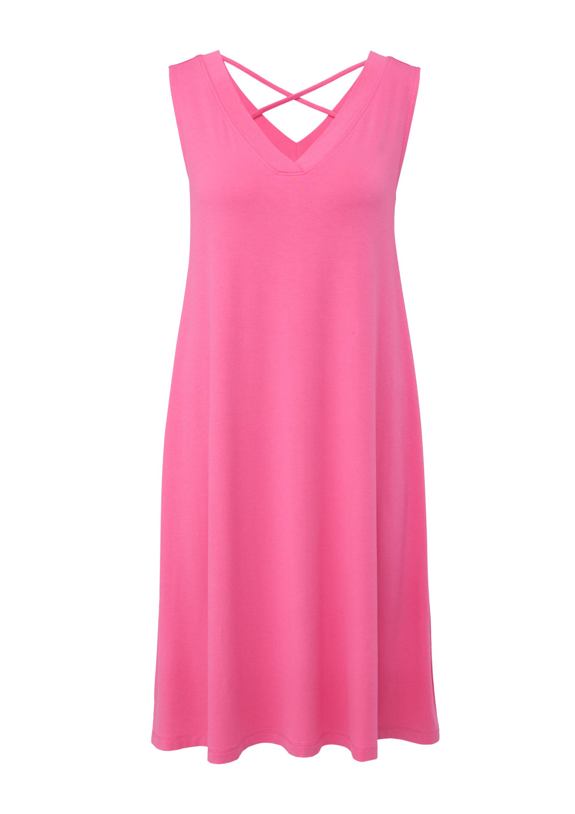 s.Oliver - Jerseykleid aus Viskosestretch, Damen, Rosa von s.Oliver