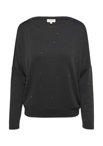 s.Oliver Jerseyshirt mit Schmucksteinen schwarz 32 von s.Oliver
