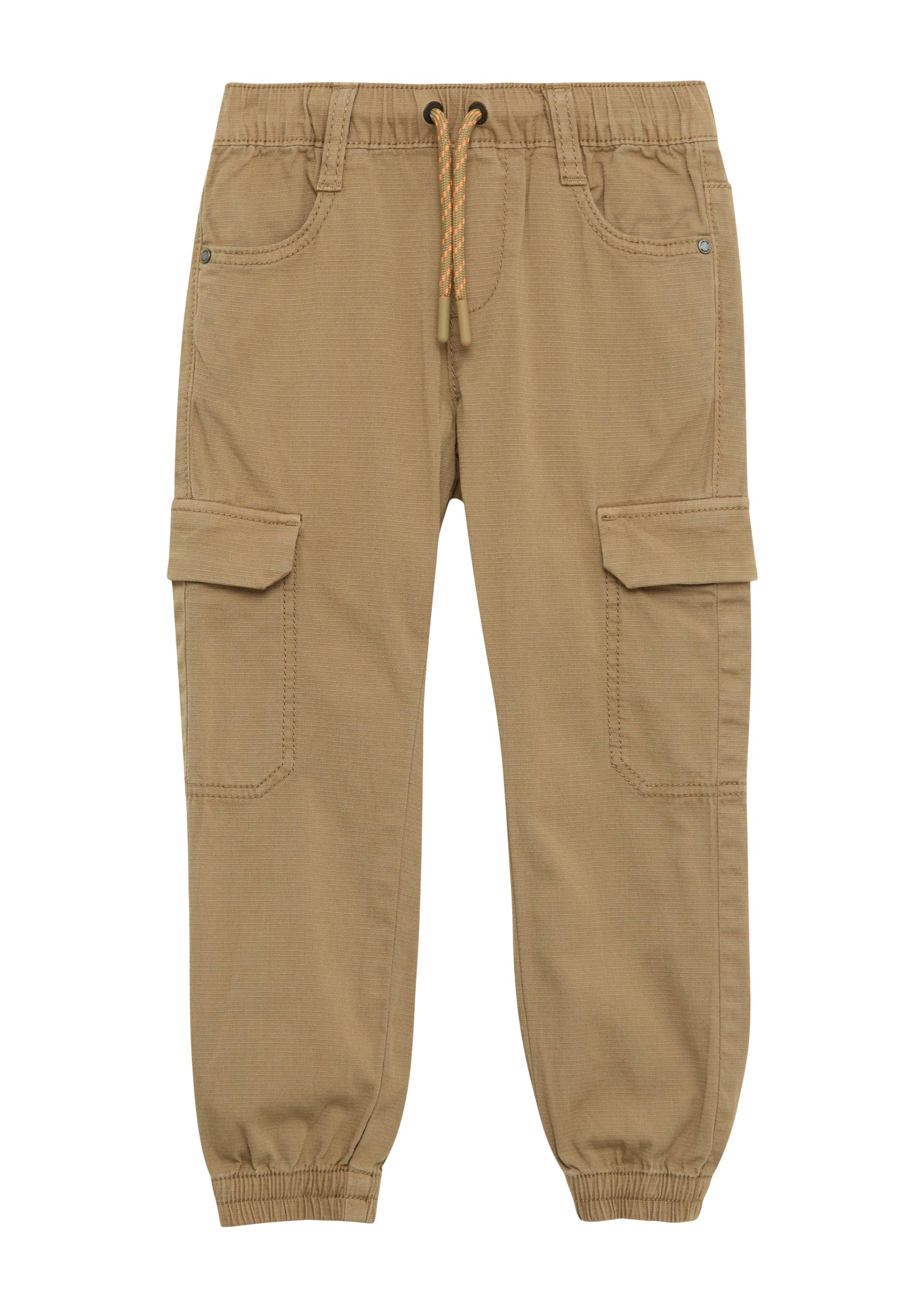 s.Oliver - Jogg-Pants Pelle / Regular Fit / Mid Rise / Straight Leg / Cargotaschen, Kinder, braun von s.Oliver