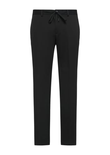s.Oliver BLACK LABEL s.O Jogg: Anzughose aus Stretch-Jersey schwarz 48 von s.Oliver BLACK LABEL