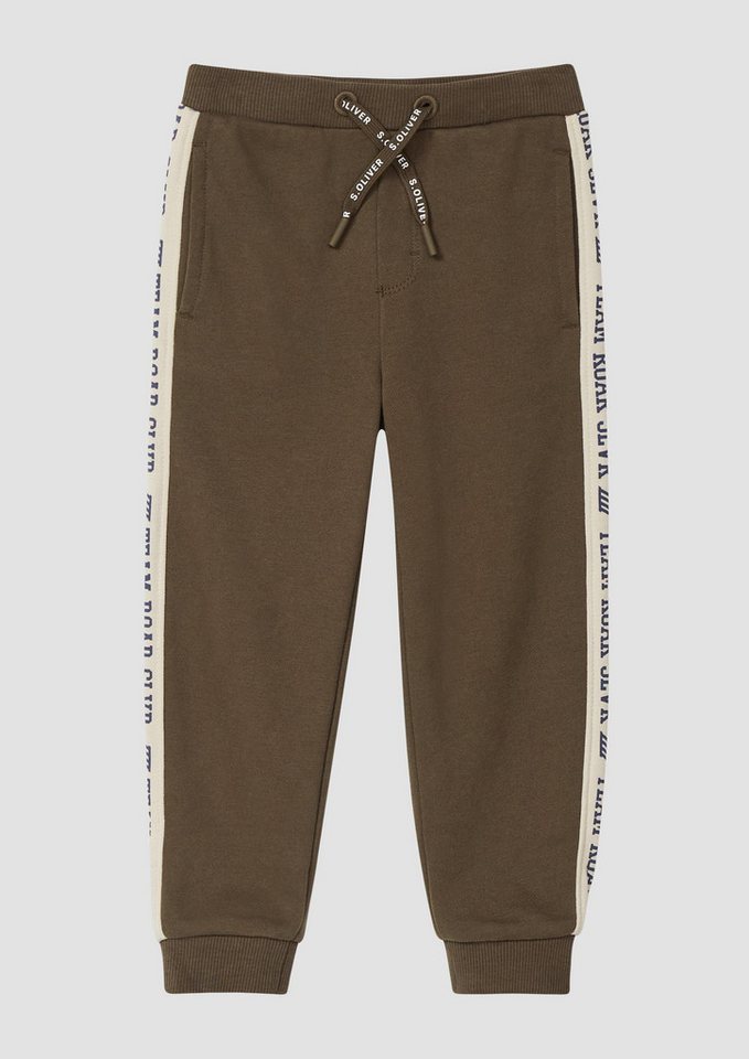 s.Oliver Jogginghose Leggins Sweatpants mit bedrucktem Seitenstreifen von s.Oliver