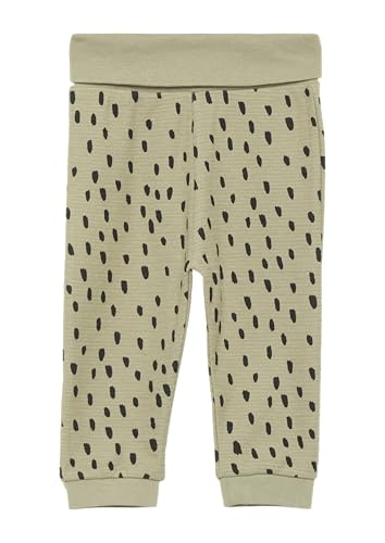 s.Oliver Jogginghose mit Struktur und All-Over-Print olivgrün 74 von s.Oliver