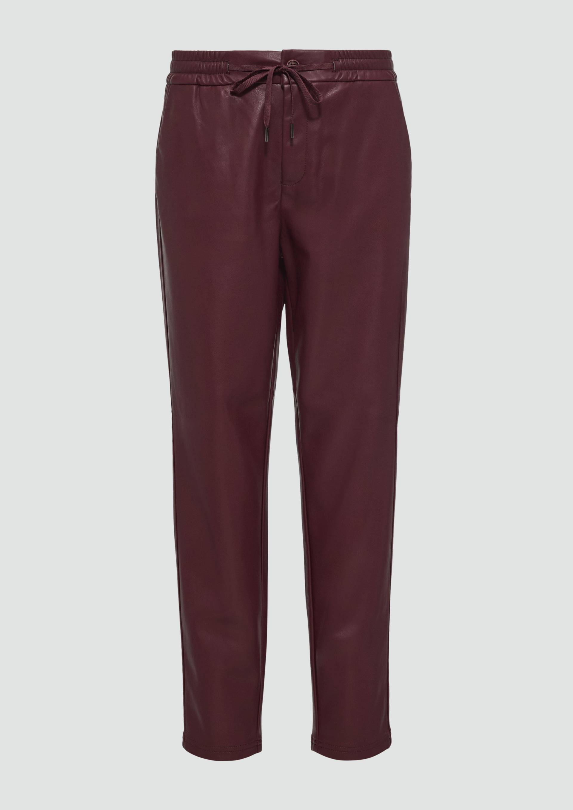 s.Oliver - Jogpants aus Lederimitat, Damen, rot s.Oliver - Jogpants aus Lederimitat, Damen, rot von s.Oliver