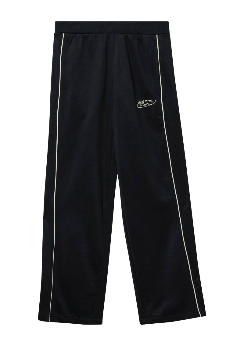 s.Oliver - Jogpants aus sportiver Sweatware mit Wide Leg, Jungen, schwarz von s.Oliver