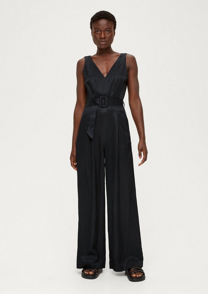 s.Oliver Jumpsuit Overall Eleganter Overall aus Leinenmix von s.Oliver