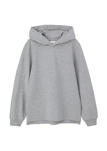 s.Oliver Jungen 2134026 Sweatshirt mit Kapuze, Grau , 164 von s.Oliver