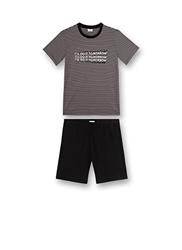 s.Oliver Jungen 245143 Pyjamaset, super Black, 140 von s.Oliver